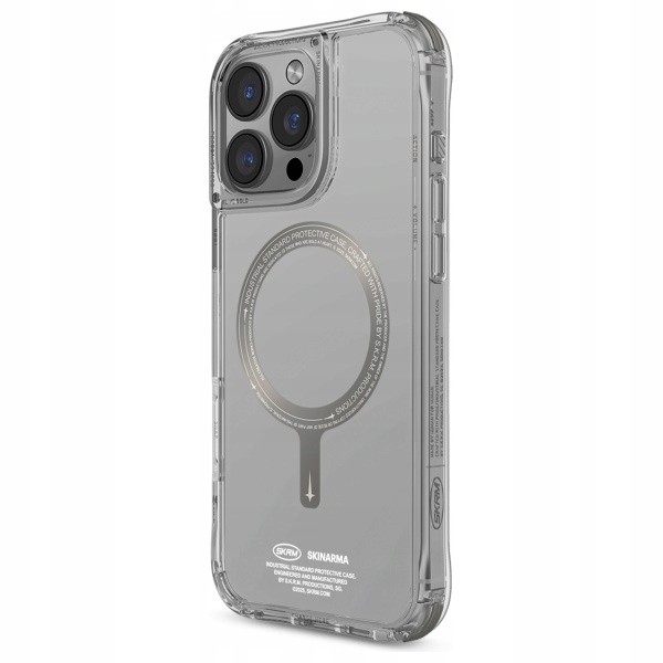 SKINARMA SAIDO MAG-CHARGE SECURE MAGNETIC ALIGNMENT DESIGNED FOR IPHONE 16 PRO MAX | GREY